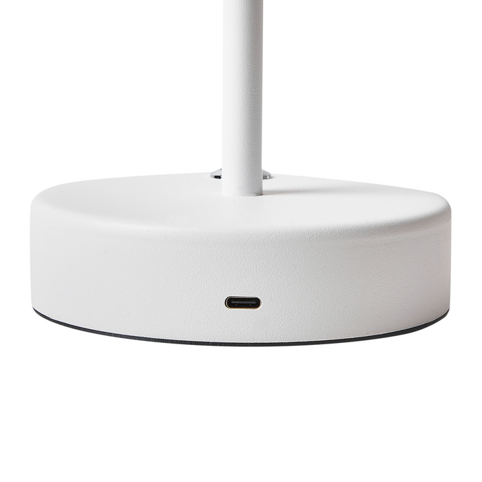 Beliani - ALVIELA - Tafellamp - Wit - Aluminium|IJzer