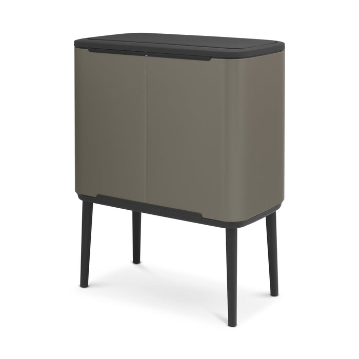 Brabantia Bo Touch Bin Afvalemmer 3 x 11 L - Platinum