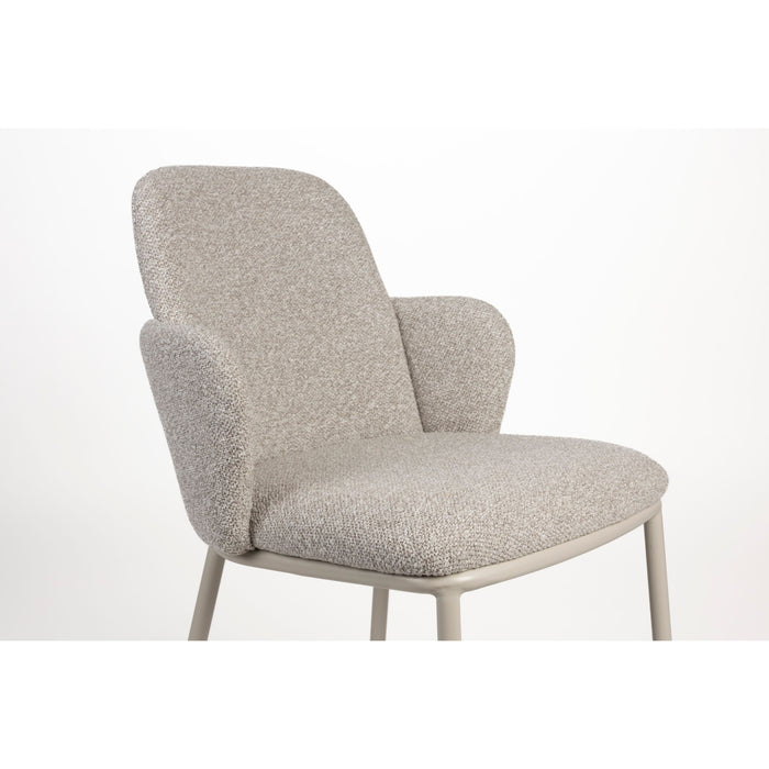 Housecraft Living Jerrico Eetkamerstoelen Licht Beige - Set van 2