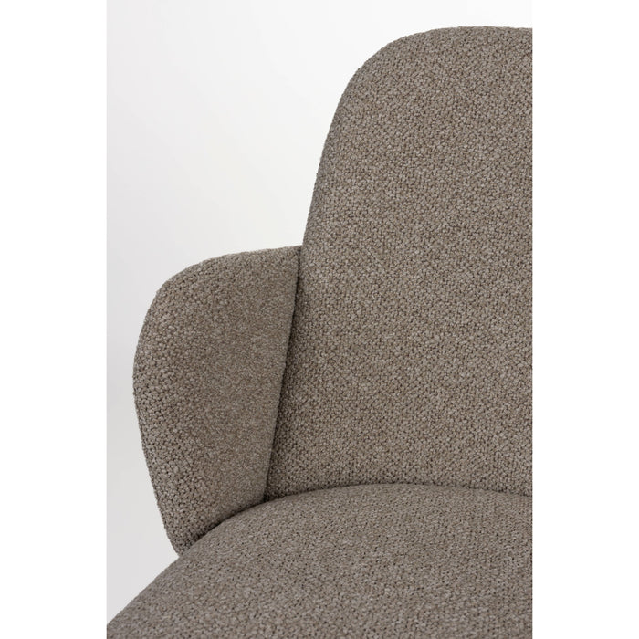 Housecraft Living Jerrico Eetkamerstoelen Bruin Beige - Set van 2