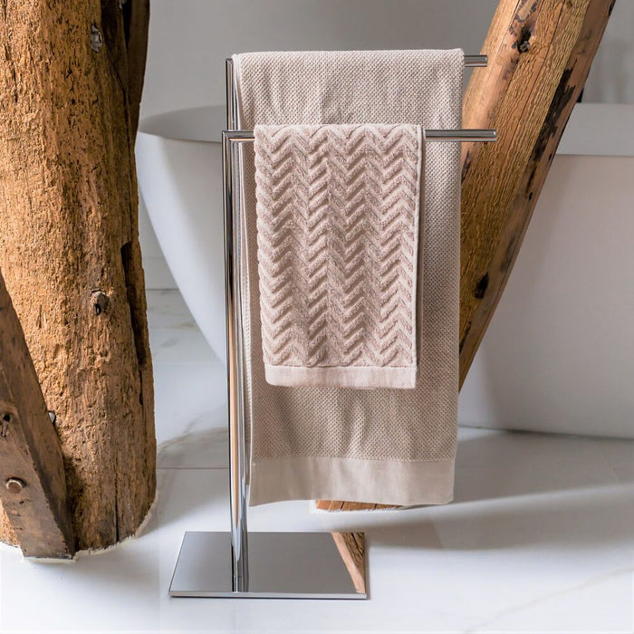Sealskin Tube Vrijstaand 2-armig Handdoekrek - Chroom