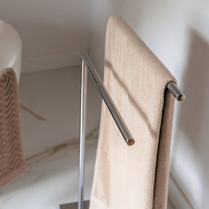 Sealskin Tube Vrijstaand 2-armig Handdoekrek - Chroom