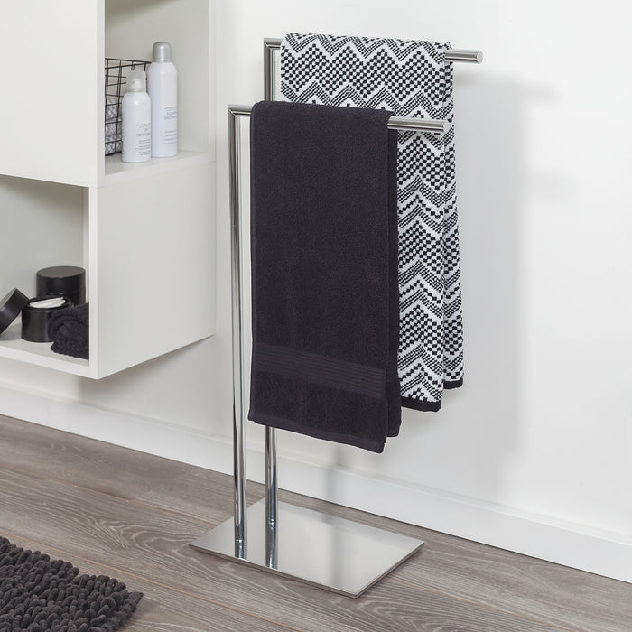 Sealskin Tube Vrijstaand 2-armig Handdoekrek - Chroom