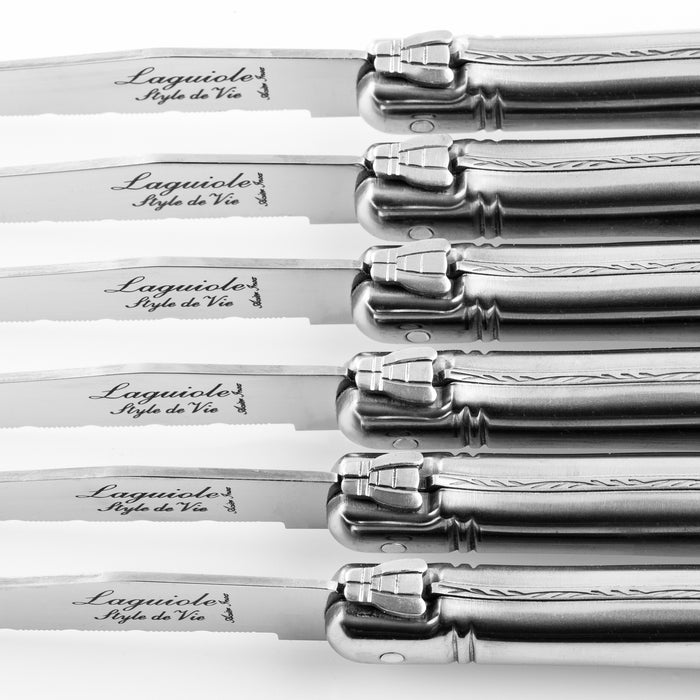 Laguiole Style de Vie Premium Line Steakmessenset 6 st.