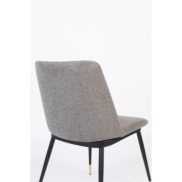 Housecraft Living Lionel Eetkamerstoelen Lichtgrijs - Set van 2