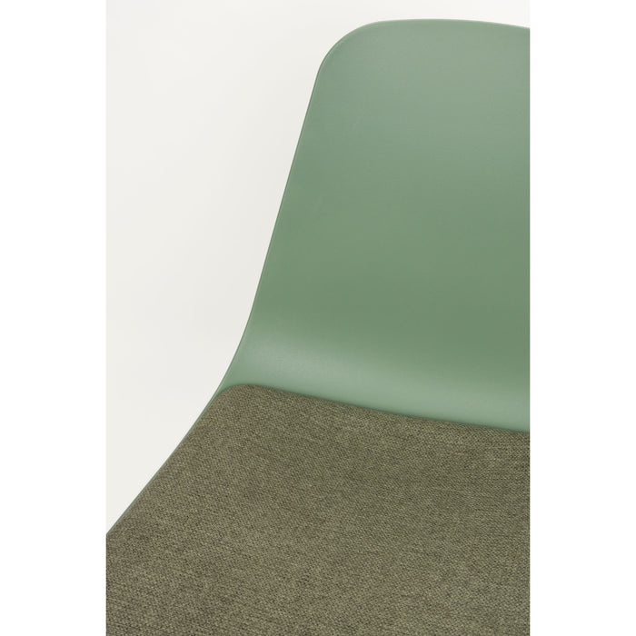 Housecraft Living Jeffrey Eetkamerstoelen Groen - Set van 4