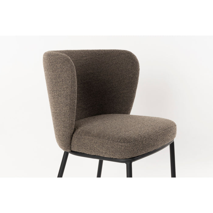 Housecraft Living Guus Eetkamerstoelen Bruin - Set van 2