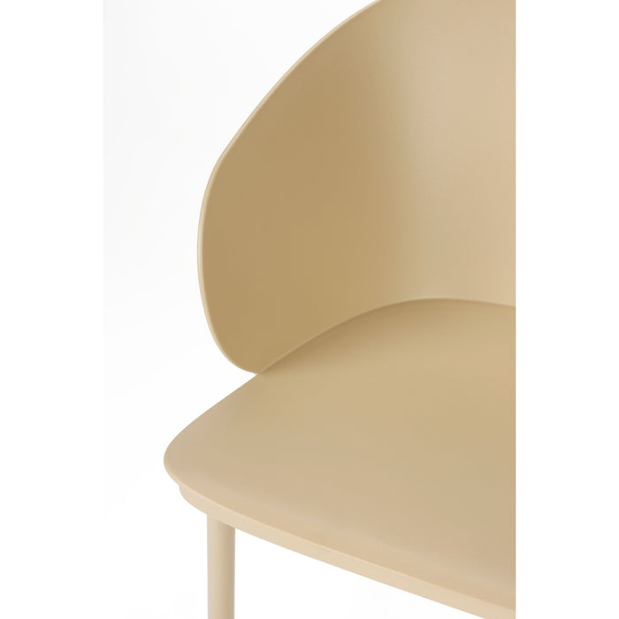 Housecraft Living Gigi Eetkamerstoelen Beige - Set van 2
