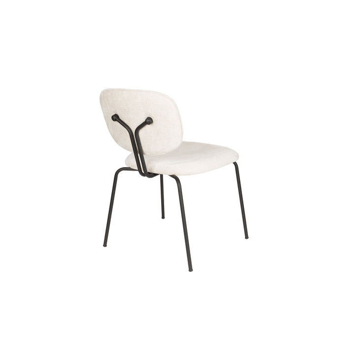 Housecraft Living Bouton Eetkamerstoelen Off White - Set van 2