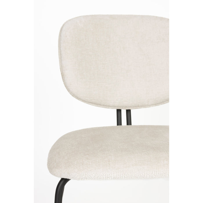 Housecraft Living Bouton Eetkamerstoelen Off White - Set van 2