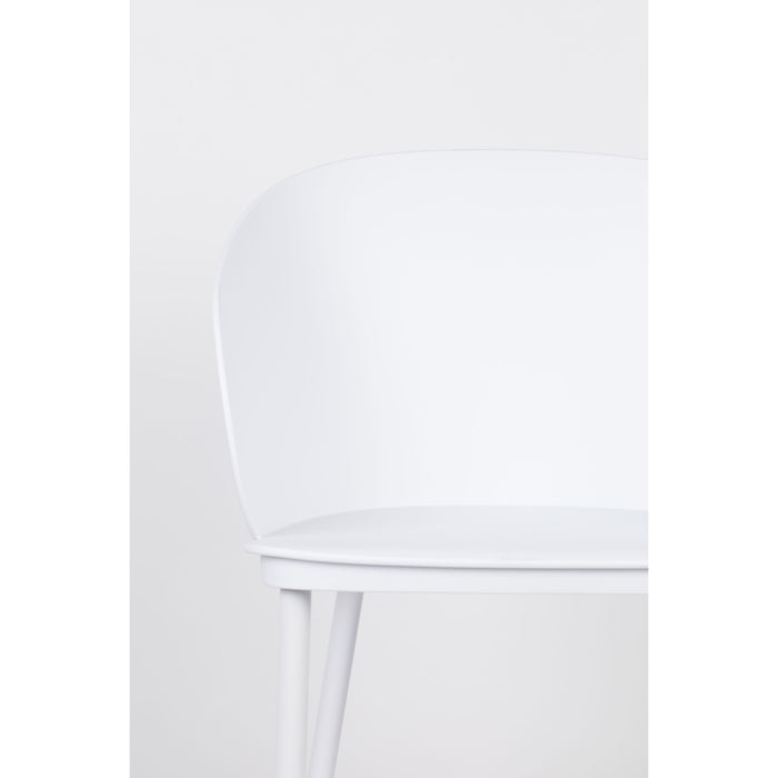 Housecraft Living Gigi Eetkamerstoelen Wit - Set van 2
