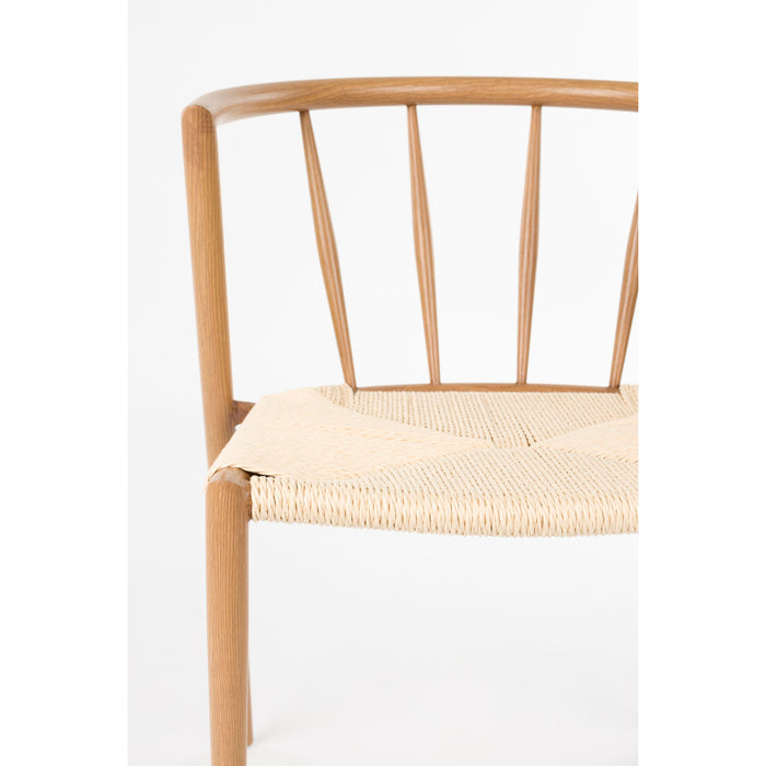 Housecraft Living Che Eetkamerstoelen Naturel - Set van 2