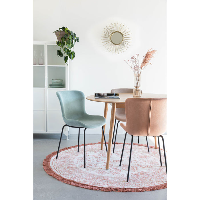 Housecraft Living Junzo Rib Eetkamerstoelen Oudroze - Set van 2