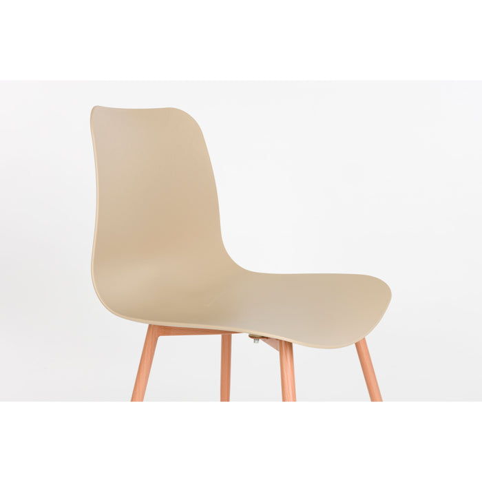 Housecraft Living Leon Eetkamerstoelen Beige - Set van 2