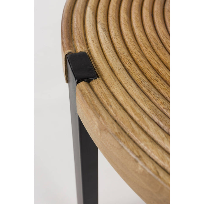 Housecraft Living Buz Salontafel Rond 60 cm Mangohout - Bruin