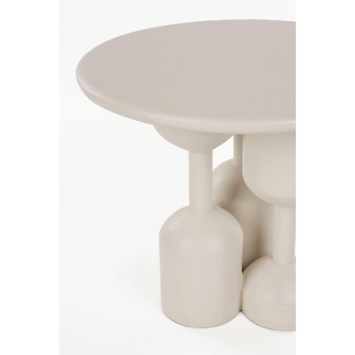 Housecraft Living Dec Bijzettafel Rond 55 cm Beige