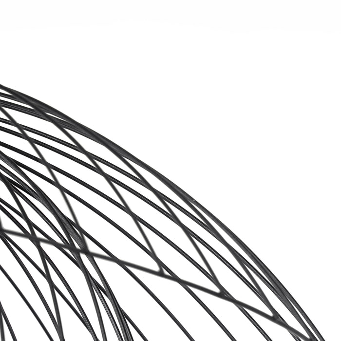 QAZQA Smart plafondlamp zwart 60 cm incl. Wifi G95 - Pua