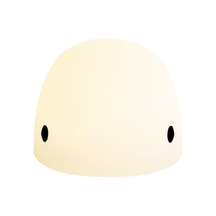 QAZQA Tafellamp wit 30cm incl. LED dimbaar IP54 oplaadbaar - Baby