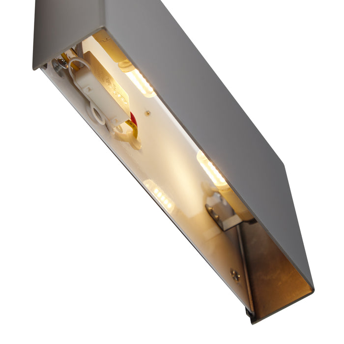 QAZQA Moderne wandlamp gunmetal 2-lichts - Otan