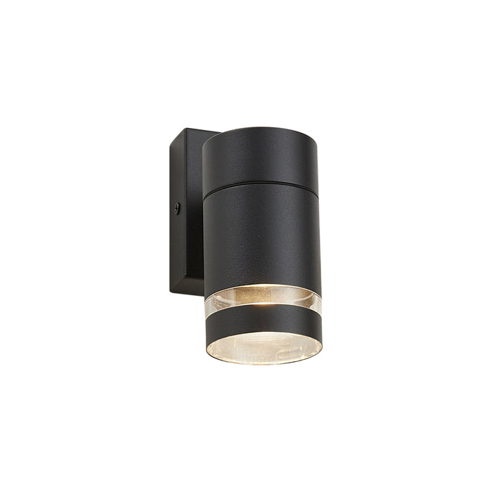 QAZQA Moderne buiten wandlamp zwart IP44 - Ensam