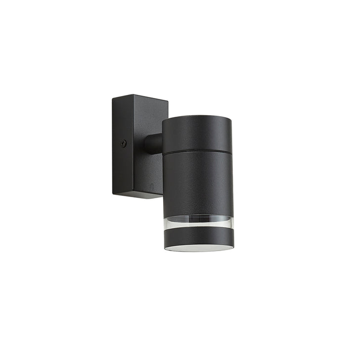 QAZQA Moderne buiten wandlamp zwart IP44 - Ensam