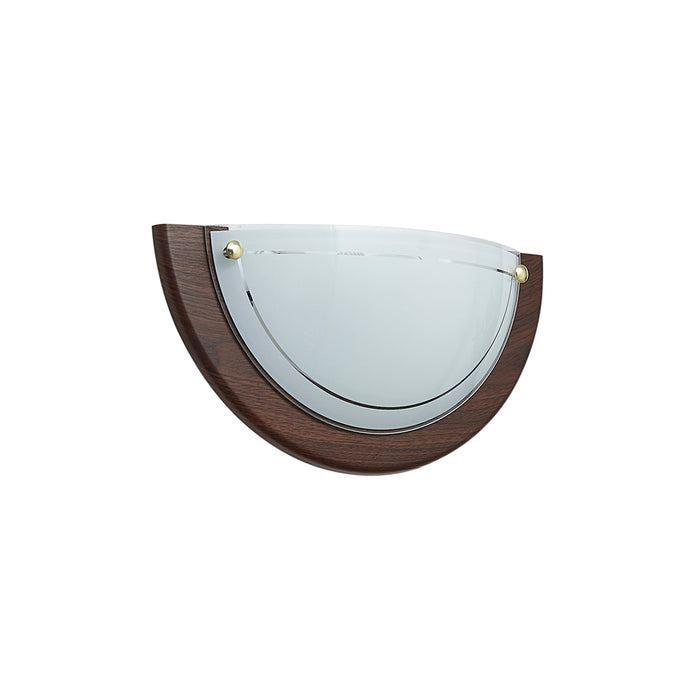 QAZQA Klassieke wandlamp rood met wit glas - Mesiac