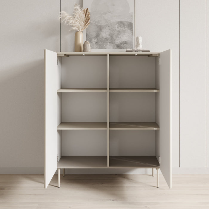 Meubella - Marajo - Dressoir - Beige - 99 cm