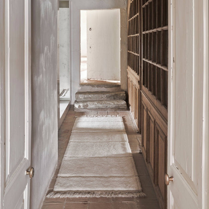 Lorena Canals Steppe Runner Vloerkleed 80 x 230 cm - Sheep White