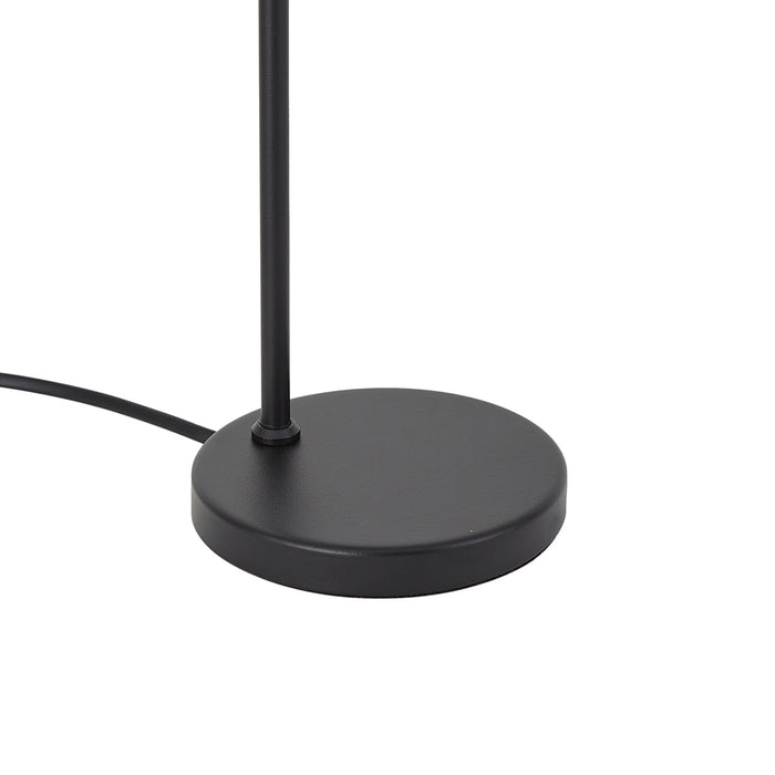 QAZQA Moderne tafellamp zwart incl. LED met touch dimmer - Neva