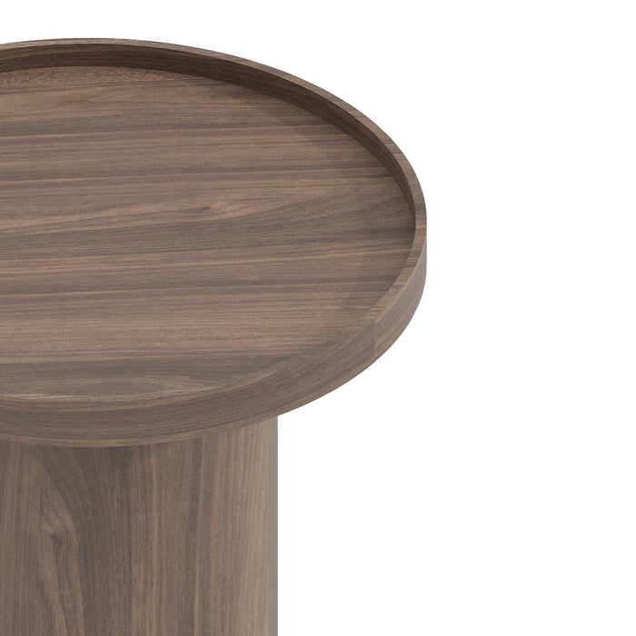 by fonQ Brik Salontafel Ø 78 cm - Walnoot