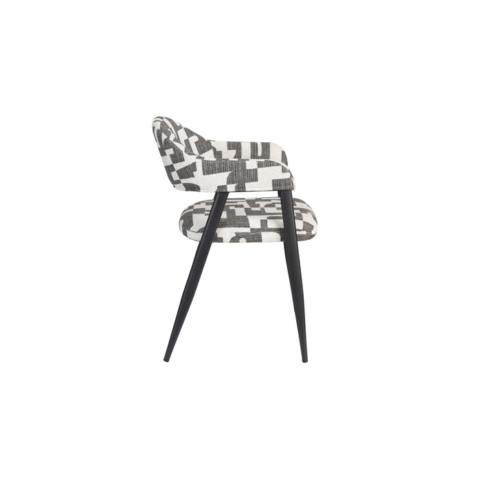 Dutchbone Miyo Eetkamerstoelen - Set van 2 - Zwart