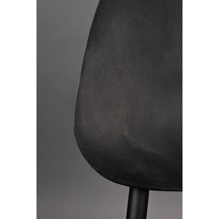 Dutchbone Darby Eetkamerstoelen Zwart - Set van 2