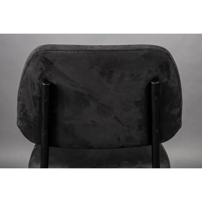 Dutchbone Darby Eetkamerstoelen Zwart - Set van 2