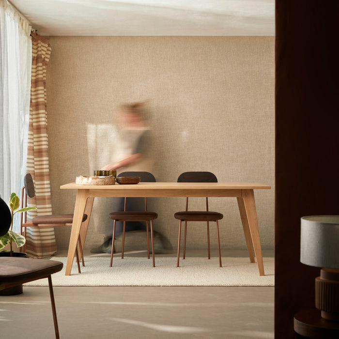 Tikamoon - Tafel van eikenhout 180x90 Esmée