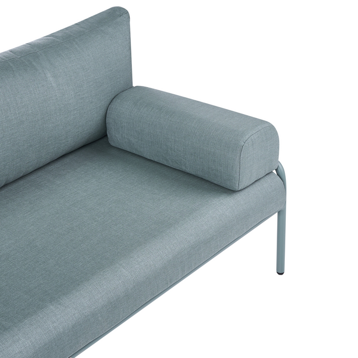 Beliani - SOLOFRA - Tuinbank 2-zits - Mintgroen - Aluminium