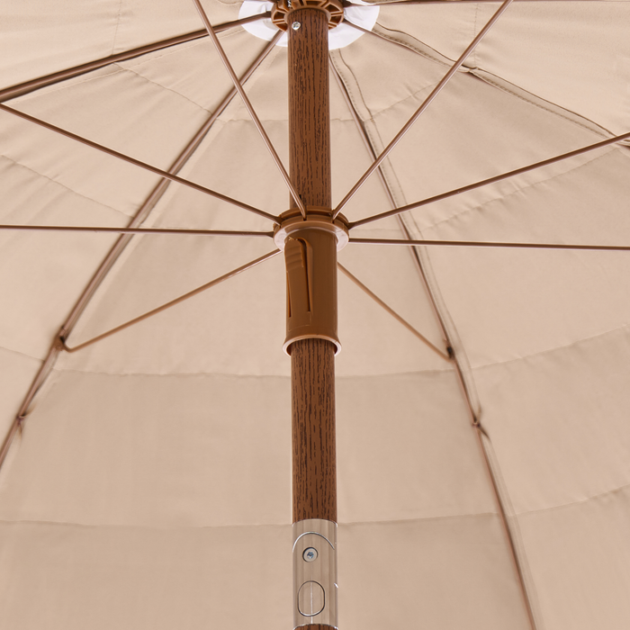 Beliani - CIVETTA - Tuinparasol - Naturel - 175 cm - Polyester