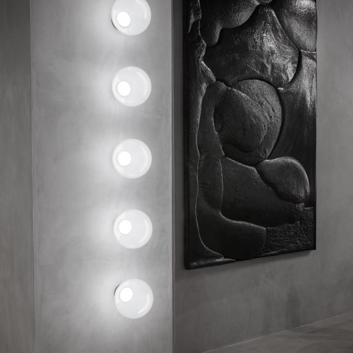 Globe wandlamp LED koper