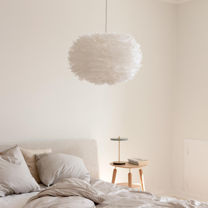 Umage Eos hanglamp medium Ø45 wit snoer, lichtblauw