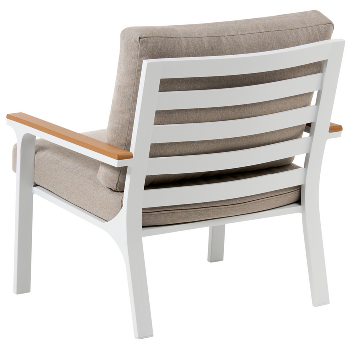 Beliani - ORERO - Loungeset 4-zits - Taupe - Aluminium