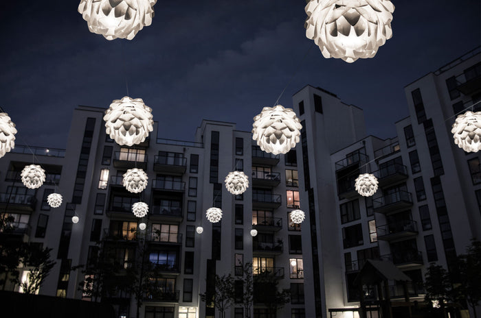 Umage Silvia Mini hanglamp Ø32 wit snoer, zwart