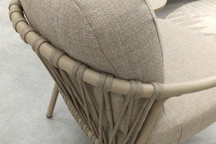 VDG Saranda organische loungebank - Latte