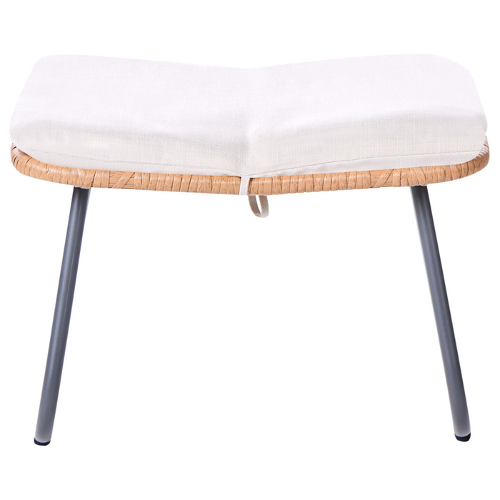 Beliani - MESTRE - Tuinstoel - Lichtbeige - PE rotan