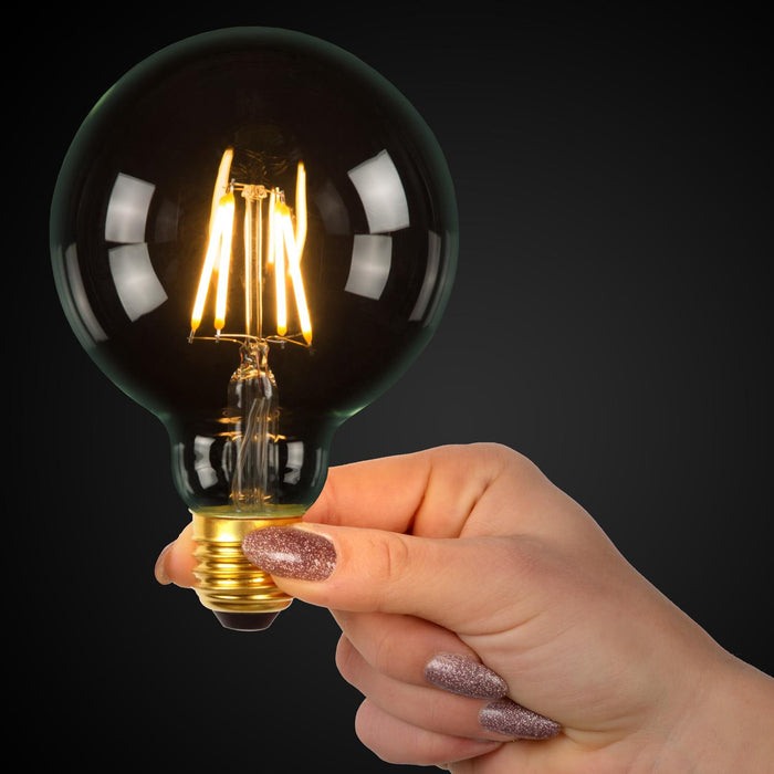 Lucide G125 Class B Filament lamp - Transparant (set van 2)