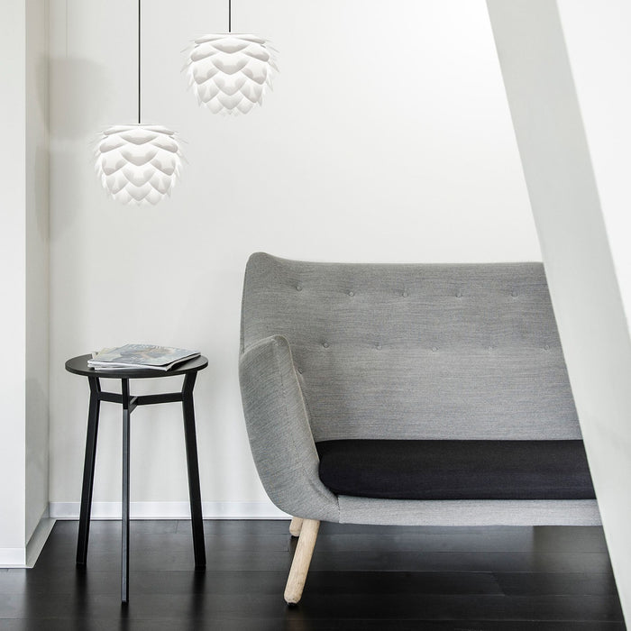 Umage Silvia Mini hanglamp Ø32 zwart snoer, messing