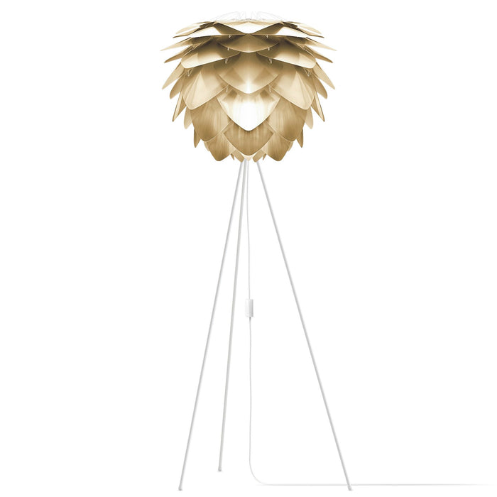 Umage Silvia Medium Tripod vloerlamp Ø50 wit onderstel, brons