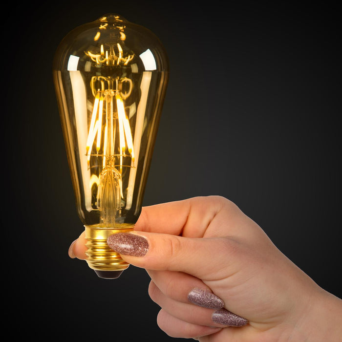 Lucide ST64 Filament lamp - Amber (set van 4)