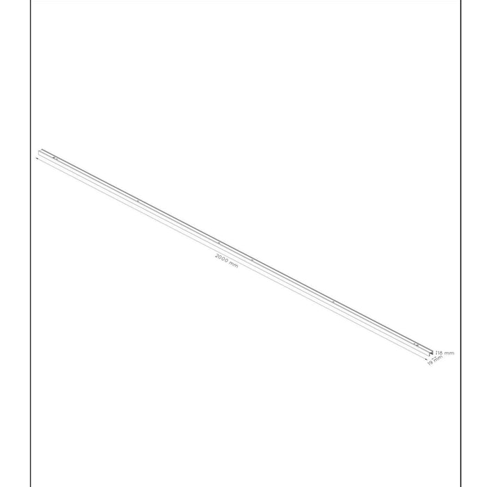 Lucide Premium LINIAL Railverlichting - Mat zwart chroom