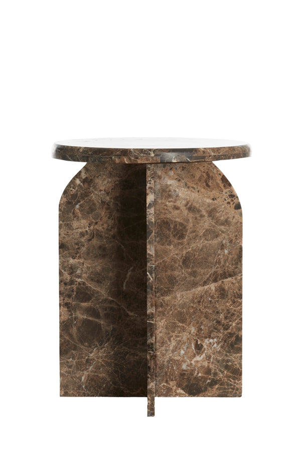 Light & Living - Bijzettafel OTINIA - Ø41x56cm - Bruin