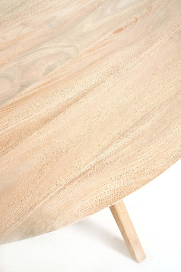 Light & Living - Eettafel QUENZA - Ø140x76cm - Bruin