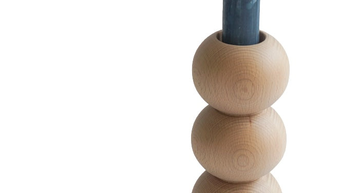 LEMON LILY Candleholder 3-in-1 high - natural